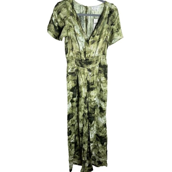 Anthropologie The Somerset Jumpsuit Olive Green Size XS NWT - Picture 5 of 7